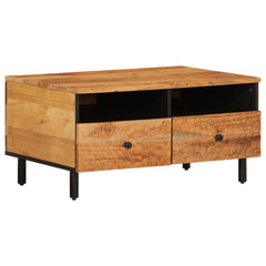vidaXL Coffee Table 80x54x40 cm Solid Wood Acacia 2