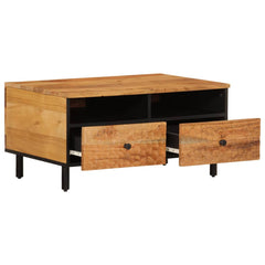 vidaXL Coffee Table 80x54x40 cm Solid Wood Acacia 4
