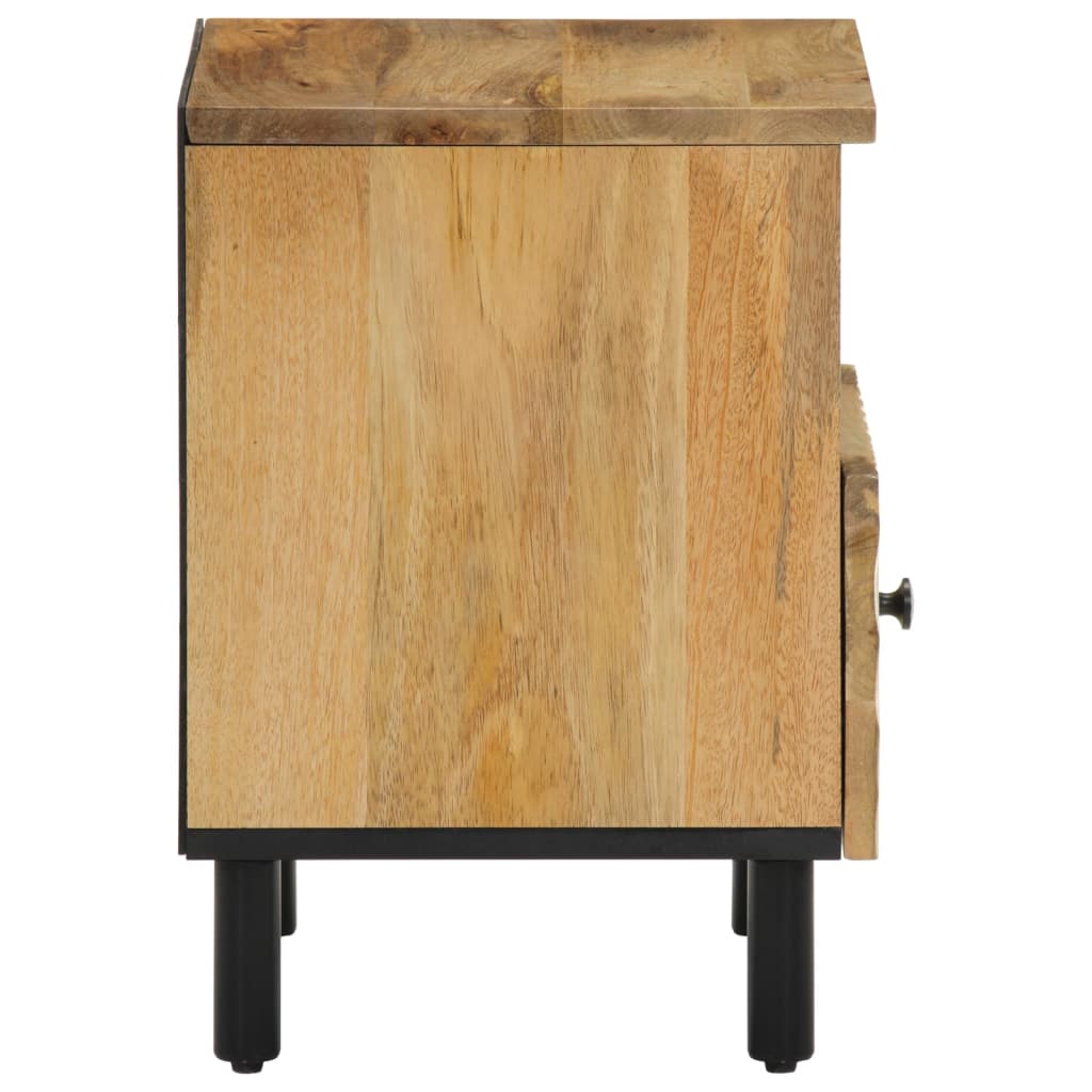 vidaXL Bedside Cabinet 40x33x46 cm Solid Wood Mango 4