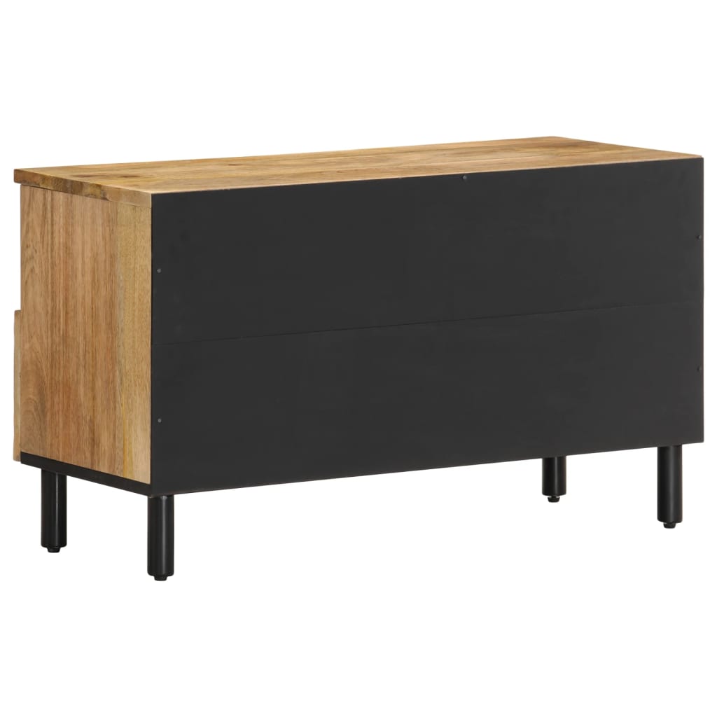 vidaXL TV Cabinet 80x33x46 cm Solid Wood Mango 5