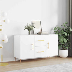 Sideboard 100x36x60 cm Engineered Wood White