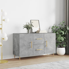 Sideboard 100x36x60 cm Engineered Wood Concrete grey
