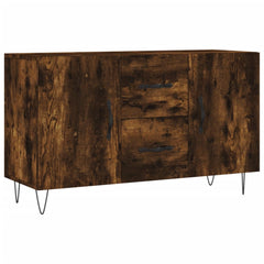 vidaXL Sideboard Smoked Oak 100x36x60 cm Engineered Wood 2
