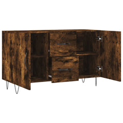 vidaXL Sideboard Smoked Oak 100x36x60 cm Engineered Wood 5