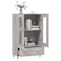vidaXL Highboard Grey Sonoma 69.5x31x115 cm Engineered Wood 4