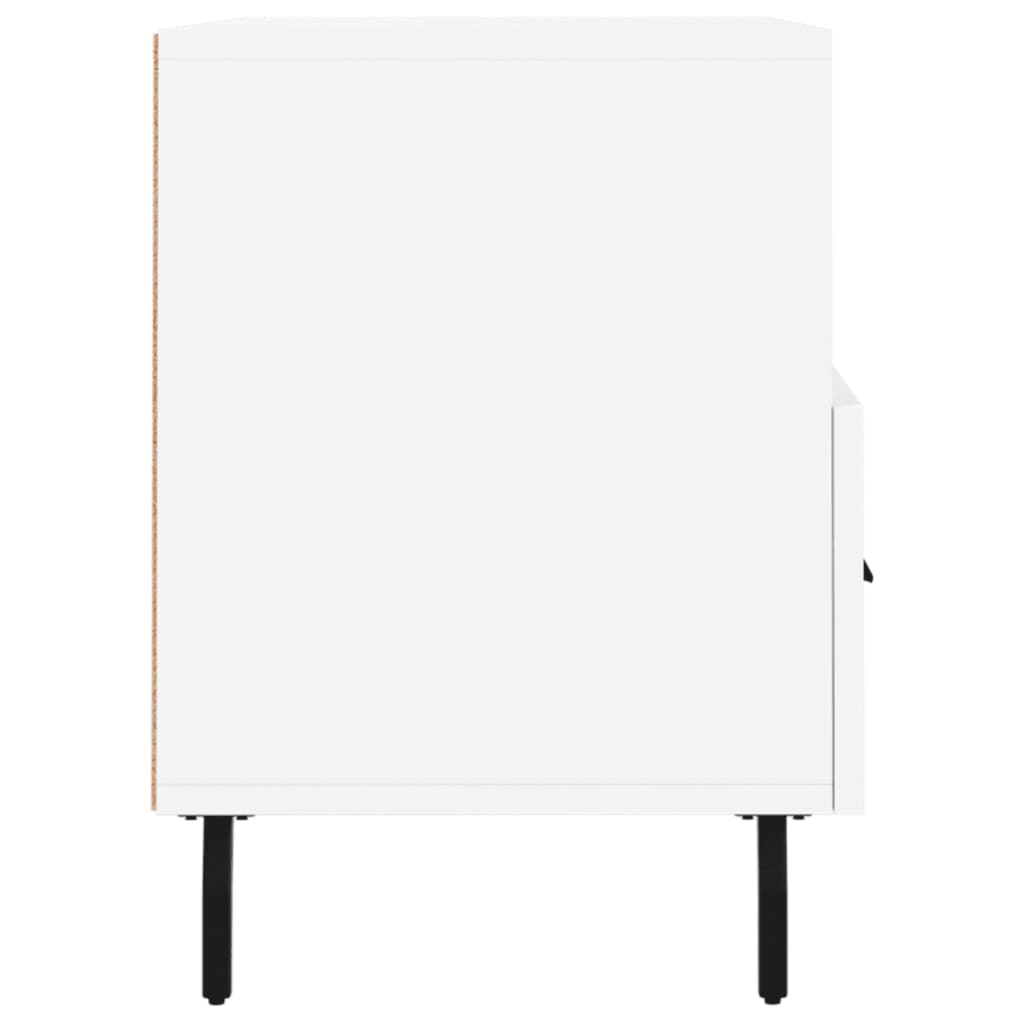 TV Cabinet 80x36x50 cm Engineered Wood White