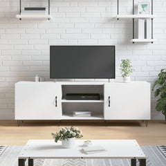 TV Cabinet 150x30x50 cm Engineered Wood White