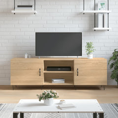 TV Cabinet 150x30x50 cm Engineered Wood Sonoma oak