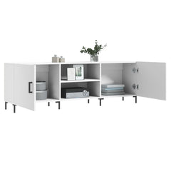 vidaXL TV Cabinet White 150x30x50 cm Engineered Wood 4