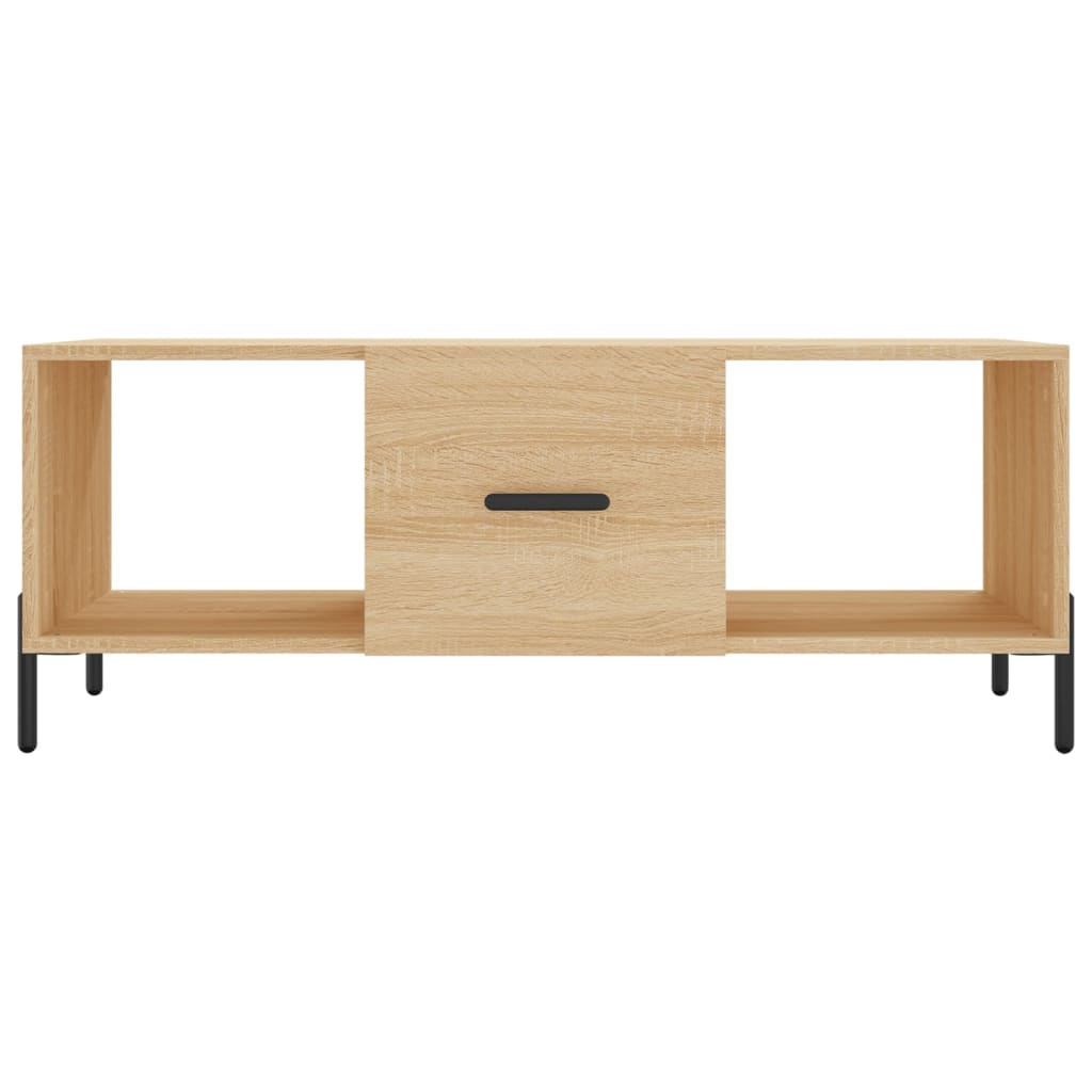 vidaXL Coffee Table Sonoma Oak 102x50x40 cm Engineered Wood 5