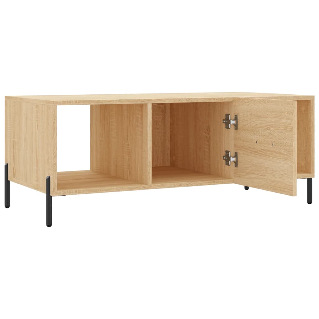 vidaXL Coffee Table Sonoma Oak 102x50x40 cm Engineered Wood 6
