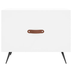 vidaXL Coffee Table White 50x50x40 cm Engineered Wood 5
