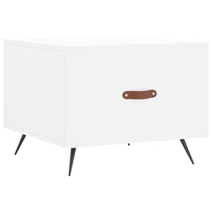 vidaXL Coffee Tables 2 pcs White 50x50x40 cm Engineered Wood 5