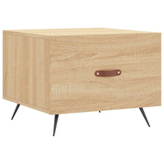 vidaXL Coffee Tables 2 pcs Sonoma Oak 50x50x40 cm Engineered Wood 5