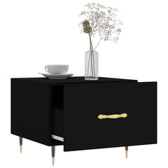 vidaXL Coffee Tables 2 pcs Black 50x50x40 cm Engineered Wood 4