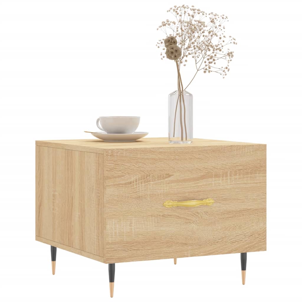 vidaXL Coffee Tables 2 pcs Sonoma Oak 50x50x40 cm Engineered Wood 3