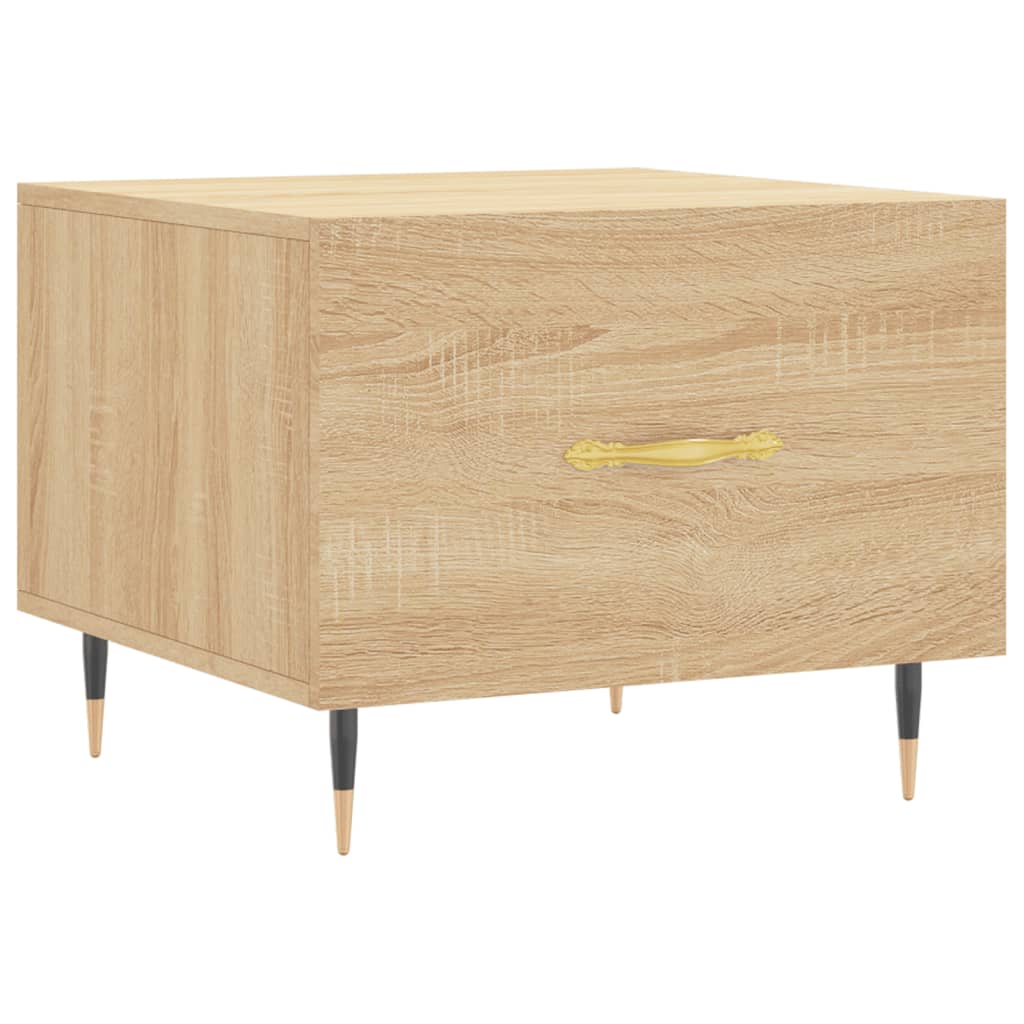 vidaXL Coffee Tables 2 pcs Sonoma Oak 50x50x40 cm Engineered Wood 5