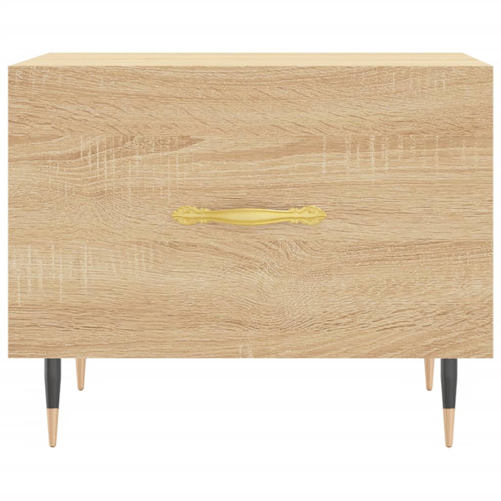 vidaXL Coffee Tables 2 pcs Sonoma Oak 50x50x40 cm Engineered Wood 6