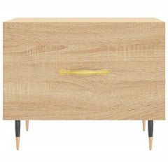 vidaXL Coffee Tables 2 pcs Sonoma Oak 50x50x40 cm Engineered Wood 6