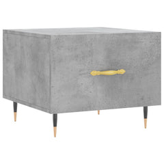 vidaXL Coffee Tables 2 pcs Concrete Grey 50x50x40 cm Engineered Wood 5