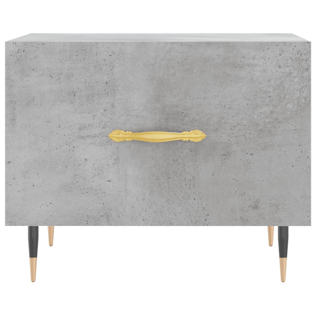 vidaXL Coffee Tables 2 pcs Concrete Grey 50x50x40 cm Engineered Wood 6
