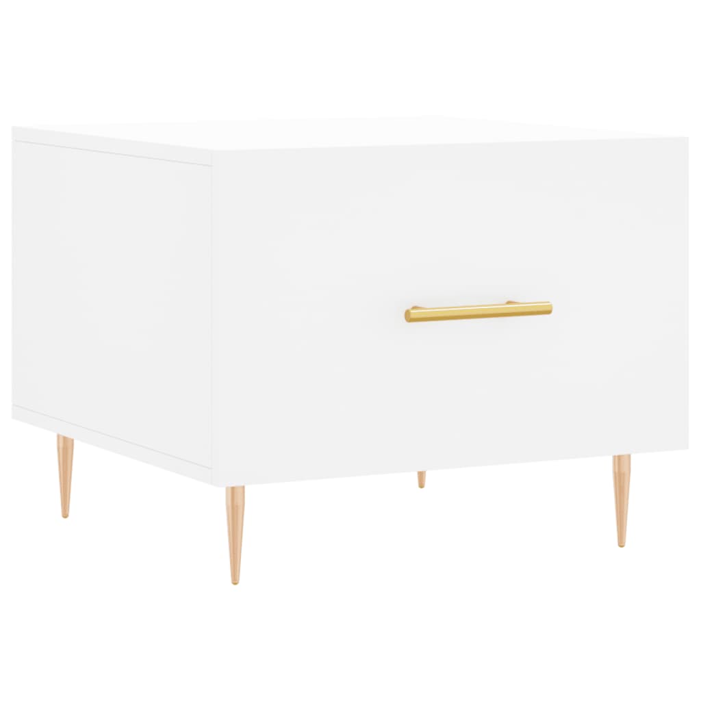 vidaXL Coffee Tables 2 pcs White 50x50x40 cm Engineered Wood 5
