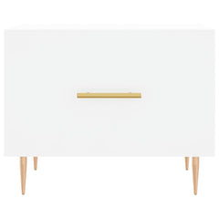 vidaXL Coffee Tables 2 pcs White 50x50x40 cm Engineered Wood 6