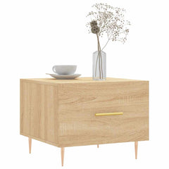 vidaXL Coffee Tables 2 pcs Sonoma Oak 50x50x40 cm Engineered Wood 3