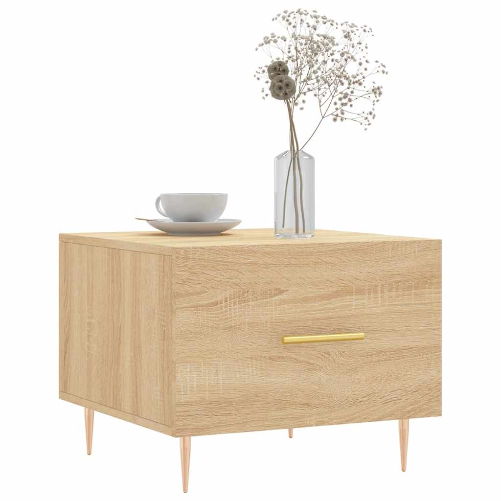 vidaXL Coffee Tables 2 pcs Sonoma Oak 50x50x40 cm Engineered Wood 3