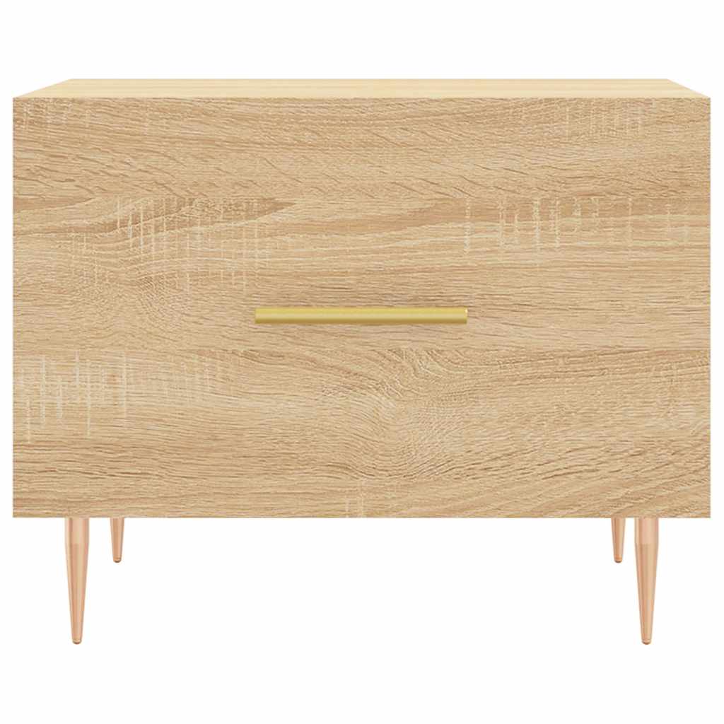 vidaXL Coffee Tables 2 pcs Sonoma Oak 50x50x40 cm Engineered Wood 6