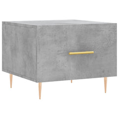 vidaXL Coffee Tables 2 pcs Concrete Grey 50x50x40 cm Engineered Wood 5