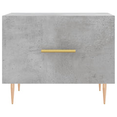 vidaXL Coffee Tables 2 pcs Concrete Grey 50x50x40 cm Engineered Wood 6