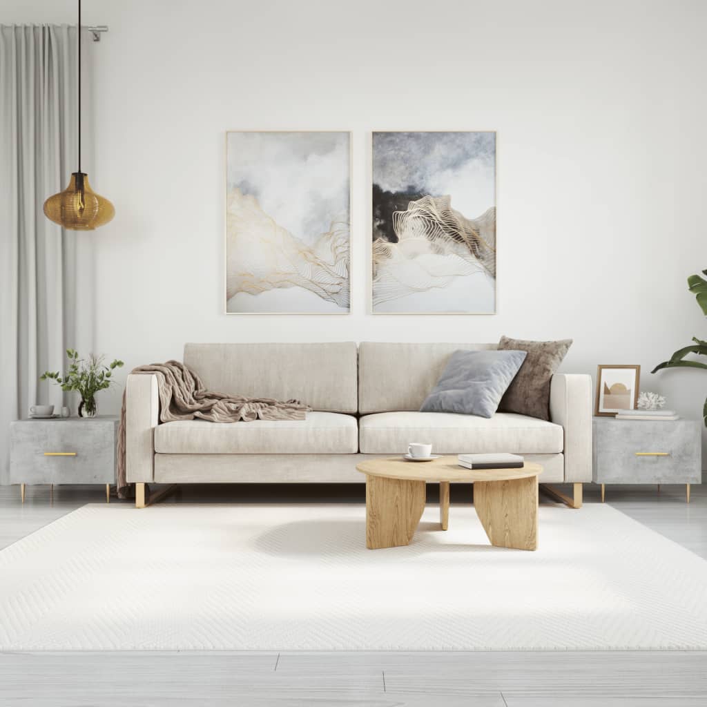 vidaXL Coffee Tables 2 pcs Concrete Grey 50x50x40 cm Engineered Wood 1