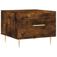 vidaXL Coffee Tables 2 pcs Smoked Oak 50x50x40 cm Engineered Wood 5