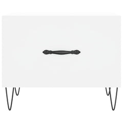 vidaXL Coffee Tables 2 pcs White 50x50x40 cm Engineered Wood 6