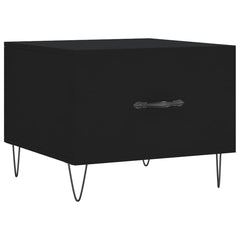 vidaXL Coffee Tables 2 pcs Black 50x50x40 cm Engineered Wood 5