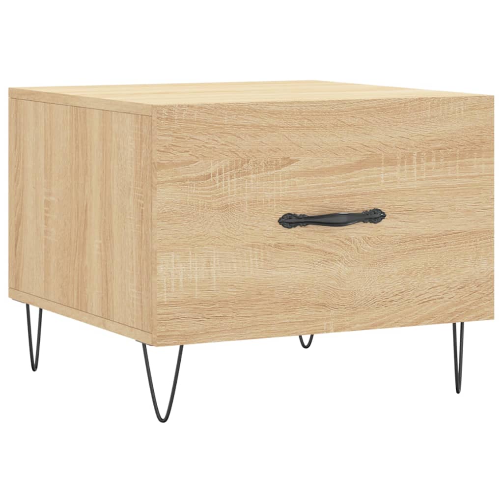 vidaXL Coffee Tables 2 pcs Sonoma Oak 50x50x40 cm Engineered Wood 5