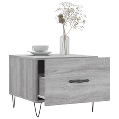 vidaXL Coffee Tables 2 pcs Grey Sonoma 50x50x40 cm Engineered Wood 4