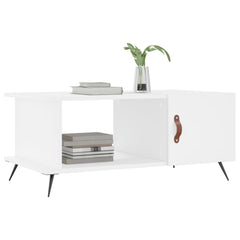 vidaXL Coffee Table White 90x50x40 cm Engineered Wood 3