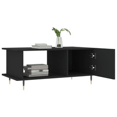 vidaXL Coffee Table Black 90x50x40 cm Engineered Wood 4