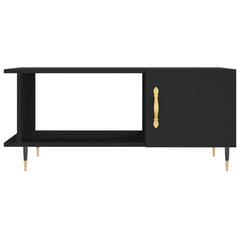 vidaXL Coffee Table Black 90x50x40 cm Engineered Wood 5