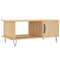 vidaXL Coffee Table Sonoma Oak 90x50x40 cm Engineered Wood 2