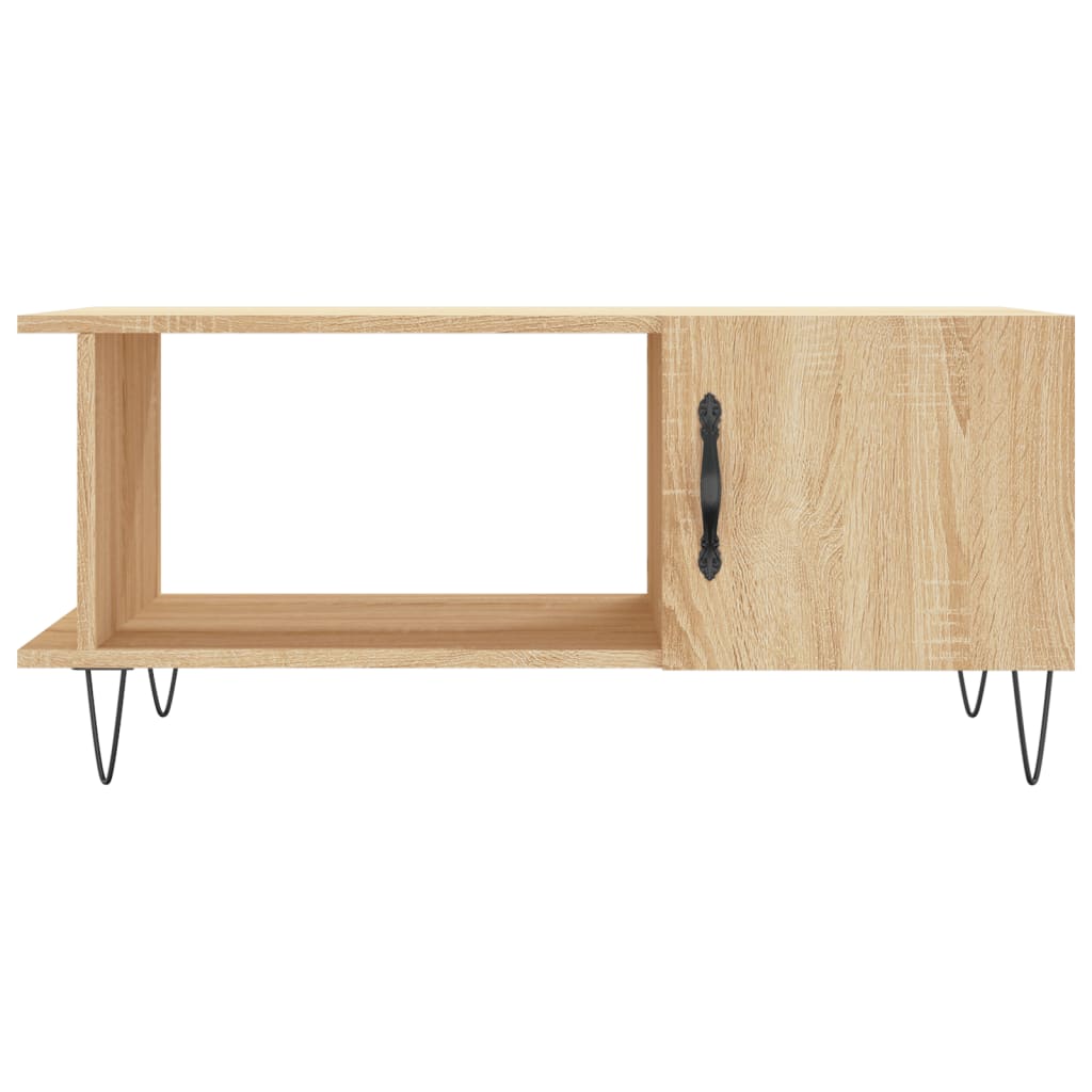 vidaXL Coffee Table Sonoma Oak 90x50x40 cm Engineered Wood 5