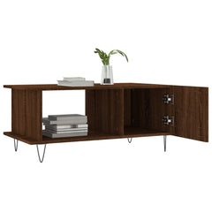 vidaXL Coffee Table Brown Oak 90x50x40 cm Engineered Wood 4