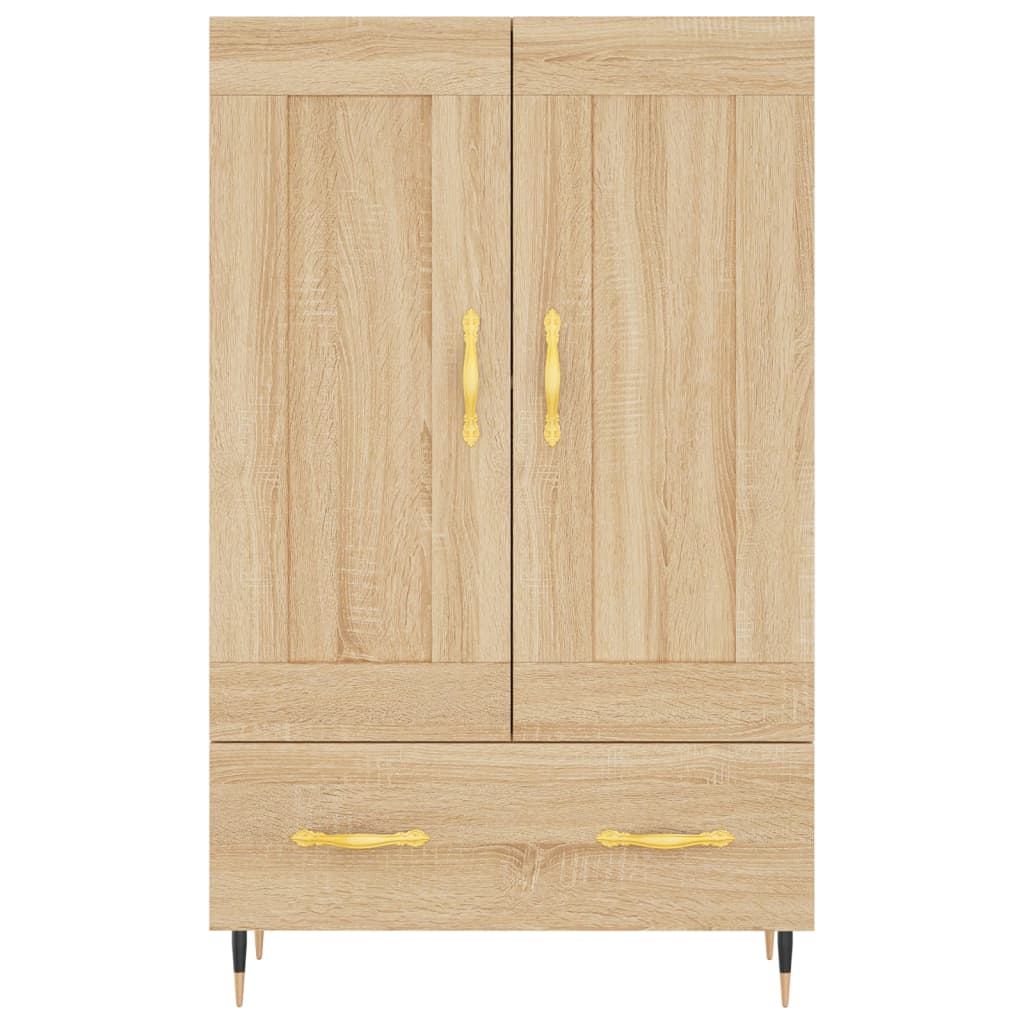 vidaXL Highboard Sonoma Oak 69.5x31x115 cm Engineered Wood 5