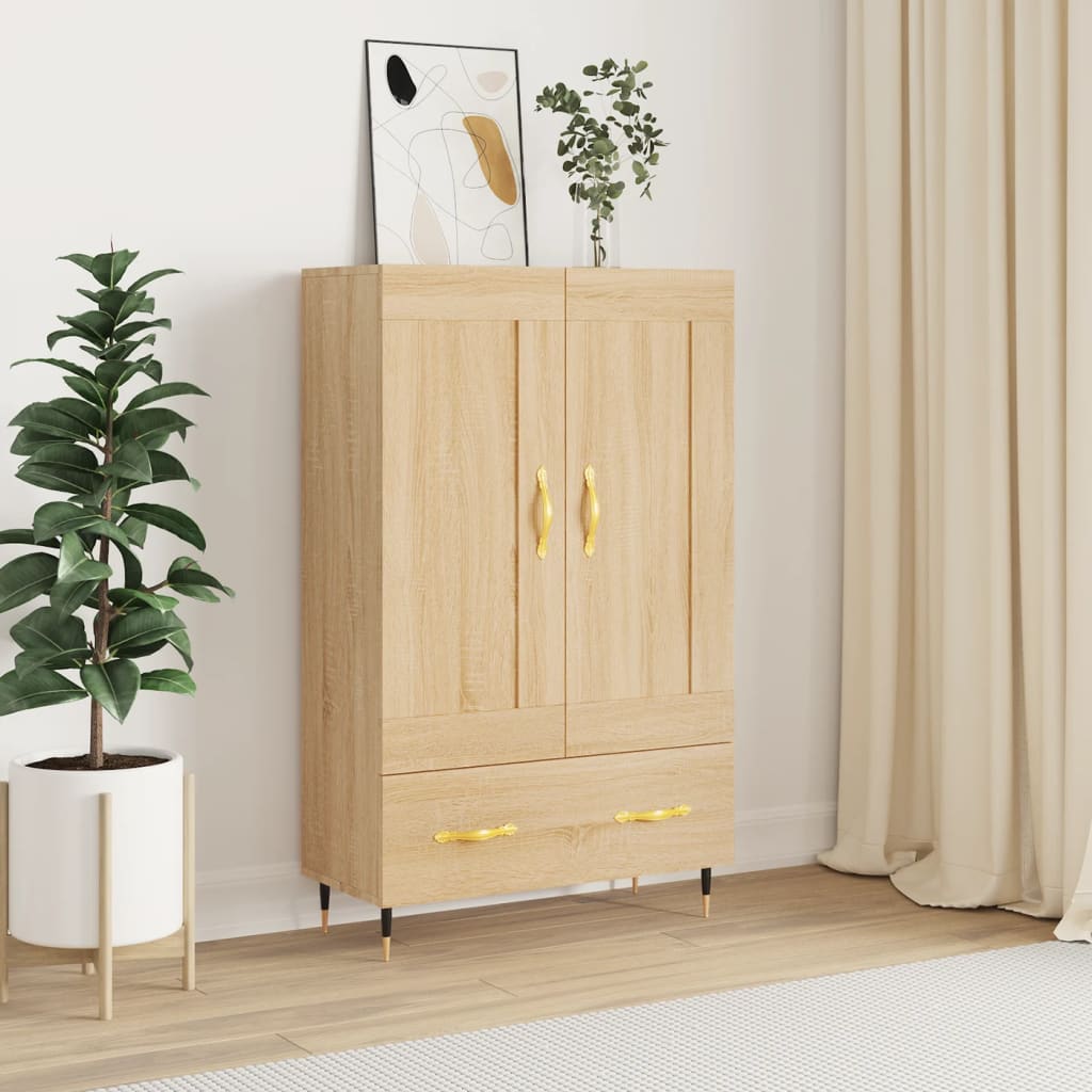 vidaXL Highboard Sonoma Oak 69.5x31x115 cm Engineered Wood 1