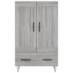 vidaXL Highboard Grey Sonoma 69.5x31x115 cm Engineered Wood 5