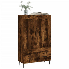 vidaXL Highboard Smoked Oak 69.5x31x115 cm Engineered Wood 3