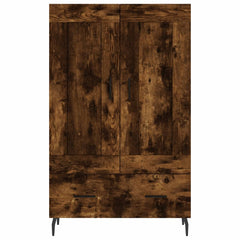 vidaXL Highboard Smoked Oak 69.5x31x115 cm Engineered Wood 5