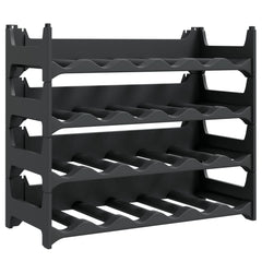 vidaXL Wine Rack for 24 Bottles PP Stackable 2